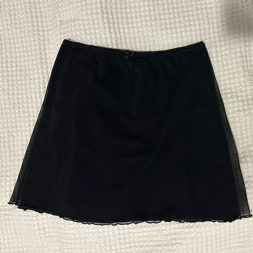Brandy Melville Black Mini Skirt